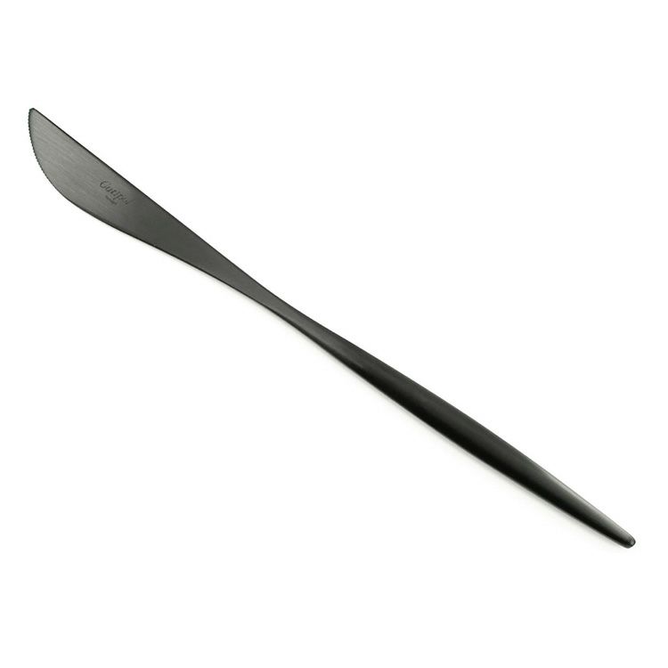 クチポール（Cutipol） MOON MATT/ムーンマット ブラック ディナー3点（ディナーナイフ・ディナーフォーク・ディナースプーン） [ネコポス対応可(6セットまで)]