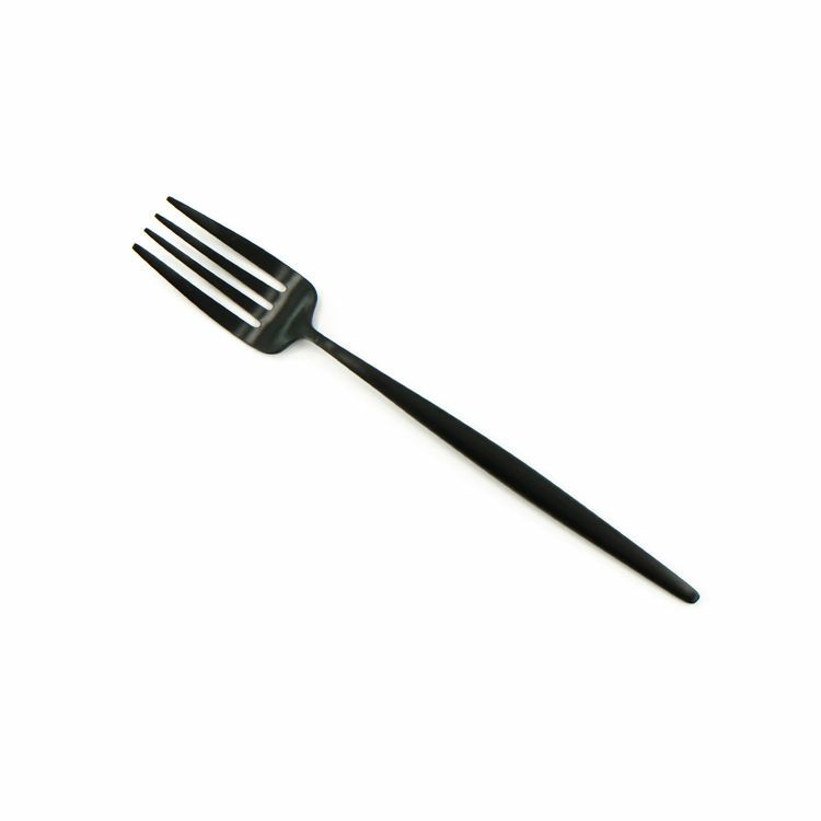 クチポール（Cutipol） MOON MATT/ムーンマット ブラック デザート6点セット（デザートナイフ・デザートフォーク・デザートスプーン） ギフトボックス(化粧箱付)