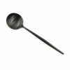 クチポール（Cutipol） MOON MATT/ムーンマット ブラック ディナーセット（ディナーナイフ・ディナーフォーク・ディナースプーン） + カトラリーレスト 8点セット ギフトボックス(化粧箱付)