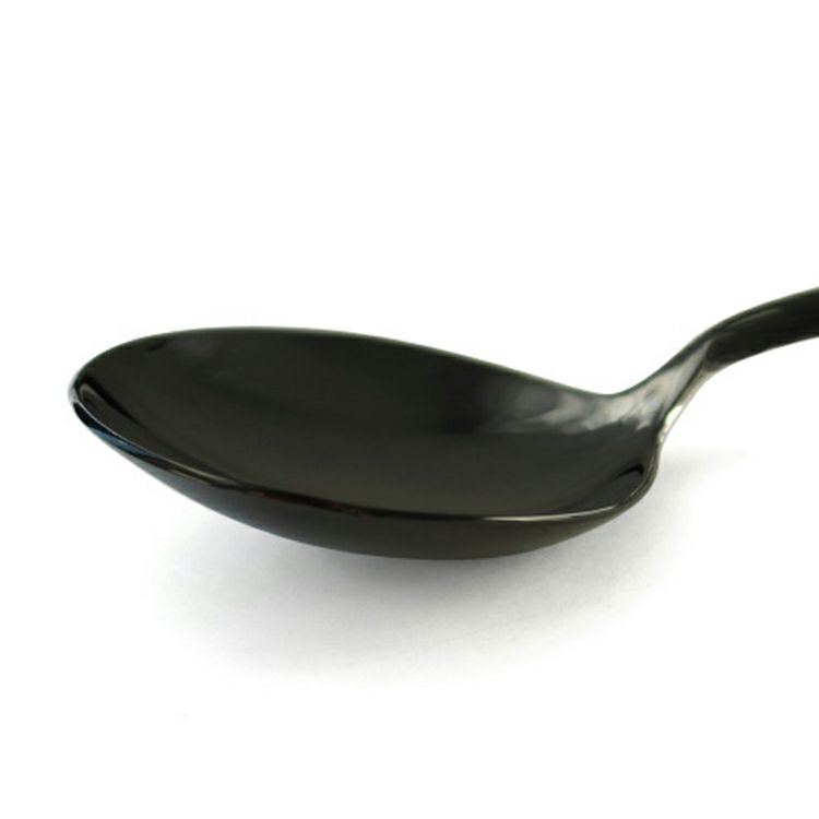 クチポール（Cutipol） MOON MIRROR/ムーンミラー ブラック ディナースプーン/テーブルスプーン MO05BL [ネコポス対応可(18点まで)]