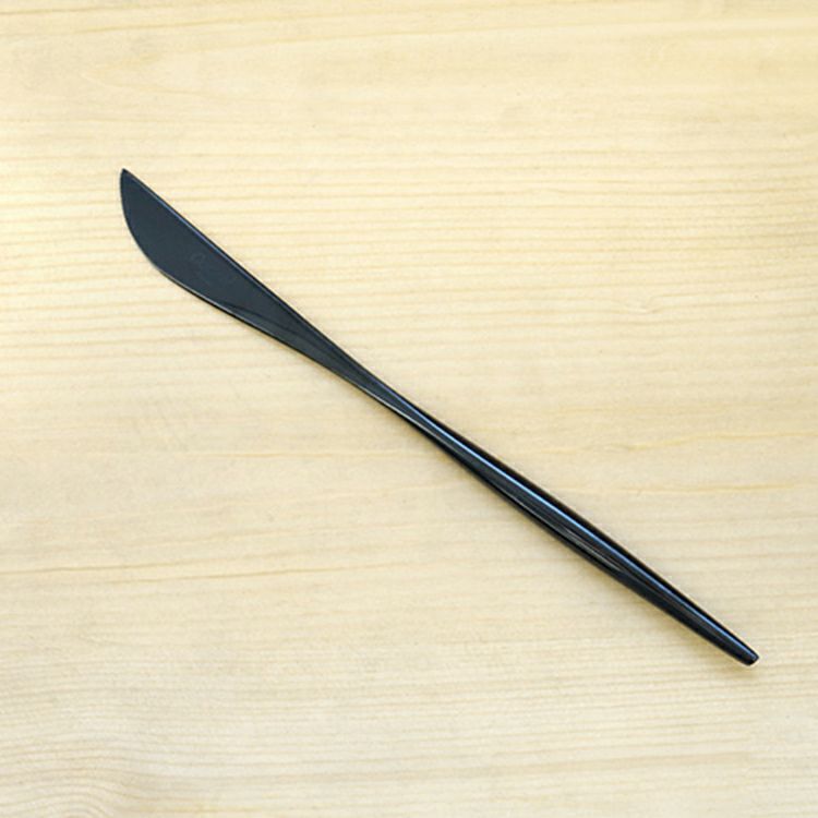 クチポール（Cutipol） MOON MIRROR/ムーンミラー ブラック デザートナイフ MO06BL [ネコポス対応可(18点まで)]