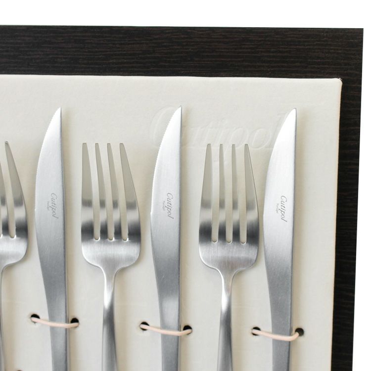 クチポール（Cutipol） DUNA/デュナ ディナー24点セット （ディナーナイフ・ディナーフォーク・ディナースプーン・コーヒー/ティースプーン） 収納木箱入り(ギフトボックス)