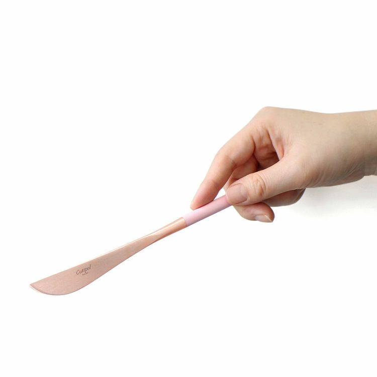 クチポール（Cutipol） GOA/ゴア ピンクマットローズゴールド ディナー/テーブルナイフ [ネコポス対応可(18点まで)]