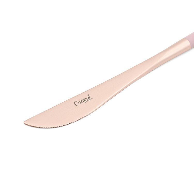 クチポール（Cutipol） GOA/ゴア ピンクマットローズゴールド デザートナイフ [ネコポス対応可(18点まで)]