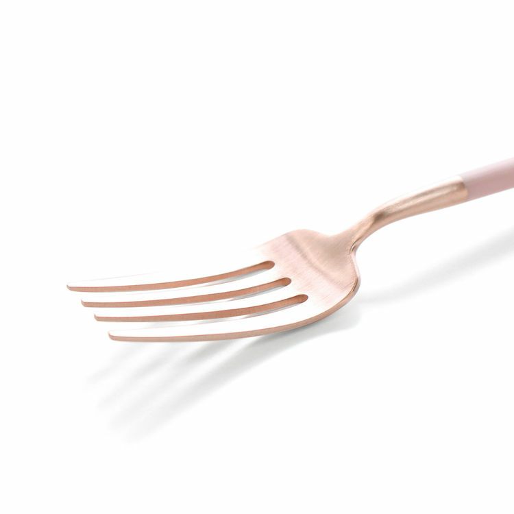 クチポール（Cutipol） GOA/ゴア ピンクマットローズゴールド デザートフォーク [ネコポス対応可(18点まで)]