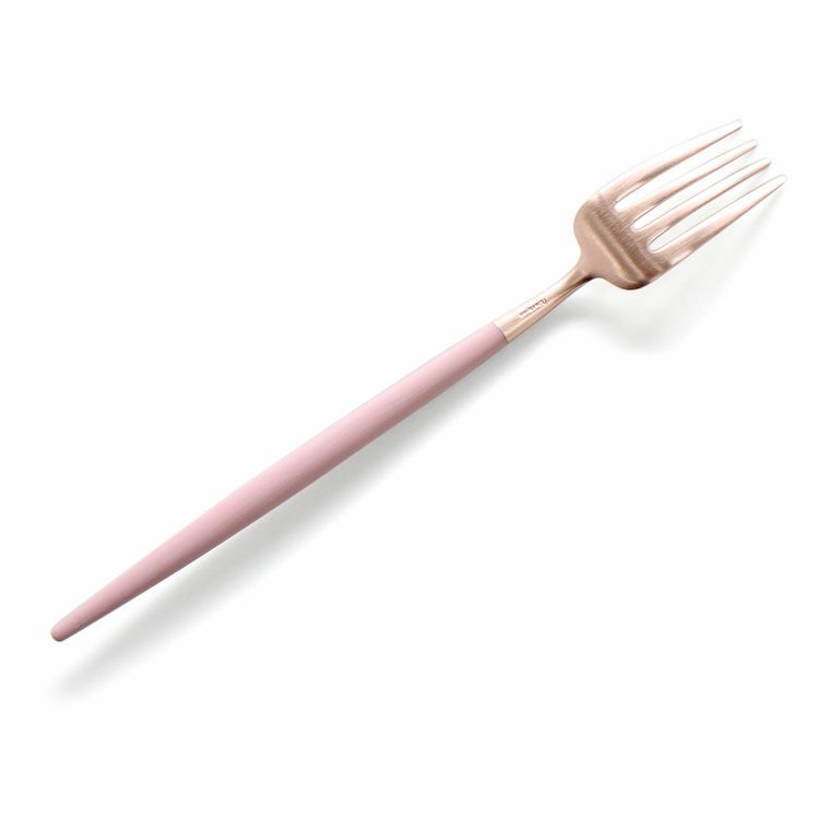 クチポール（Cutipol） GOA/ゴア ピンクマットローズゴールド デザートフォーク [ネコポス対応可(18点まで)]