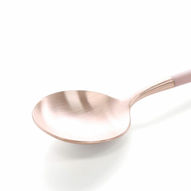 クチポール（Cutipol） GOA/ゴア ピンクマットローズゴールド デザートスプーン [ネコポス対応可(18点まで)]