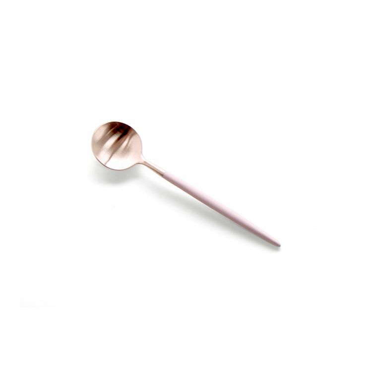クチポール（Cutipol） GOA/ゴア ピンクマットローズゴールド コーヒー/ティー スプーン [ネコポス対応可(18点まで)]