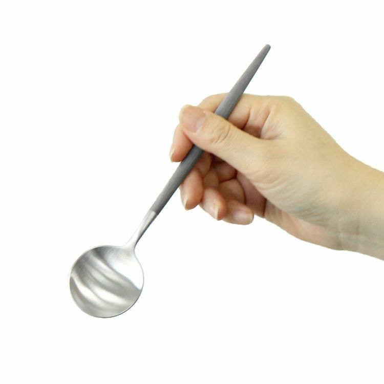 クチポール（Cutipol） GOA/ゴア グレー デザートスプーン [ネコポス対応可(18点まで)]