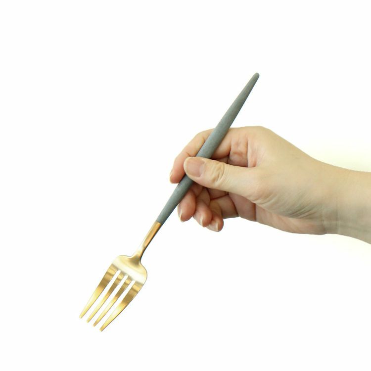 クチポール（Cutipol） GOA/ゴア グレーマットゴールド ディナーフォーク [ネコポス対応可(18点まで)]