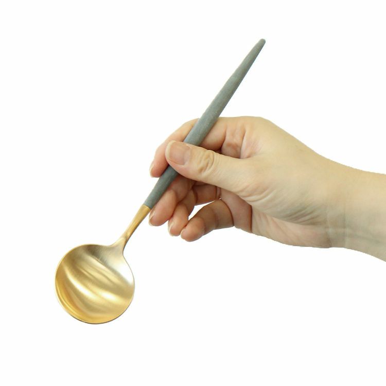 クチポール（Cutipol） GOA/ゴア グレーマットゴールド ディナースプーン [ネコポス対応可(18点まで)]