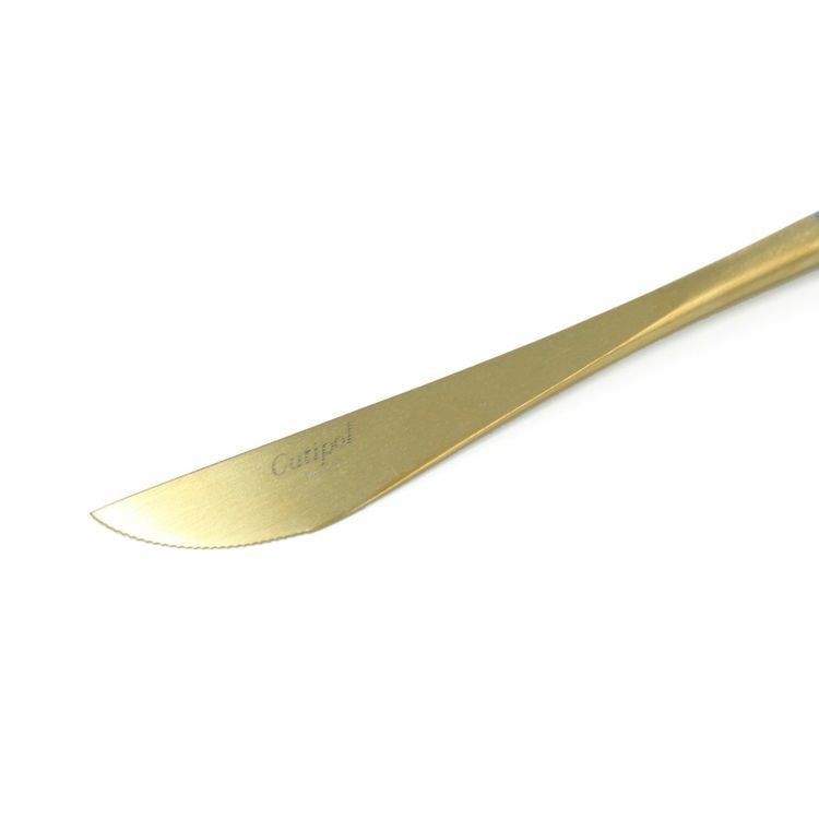 クチポール（Cutipol） GOA/ゴア グレーマットゴールド デザートナイフ [ネコポス対応可(18点まで)]