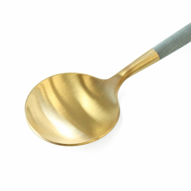クチポール（Cutipol） GOA/ゴア グレーマットゴールド コーヒー/ティースプーン [ネコポス対応可(18点まで)]