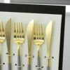 クチポール（Cutipol） GOA/ゴア グレーマットゴールド ディナー24点セット （ディナーナイフ・ディナーフォーク・ディナースプーン・コーヒー/ティースプーン） 収納木箱入り(ギフトボックス)