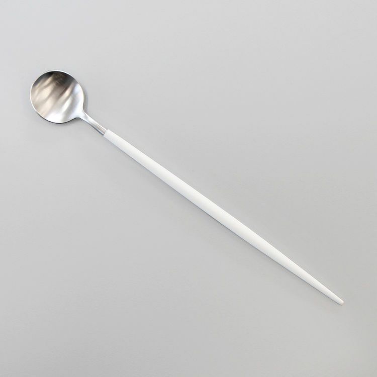 クチポール（Cutipol） GOA/ゴア ホワイト  ロングドリンクスプーン [ネコポス対応可(18点まで)]