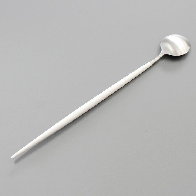 クチポール（Cutipol） GOA/ゴア ホワイト  ロングドリンクスプーン [ネコポス対応可(18点まで)]