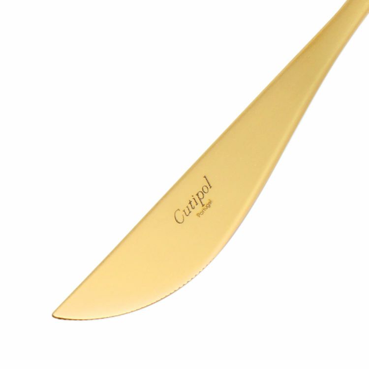 クチポール（Cutipol） MOON MATT/ムーンマット ゴールド ディナーナイフ [ネコポス対応可(18点まで)]