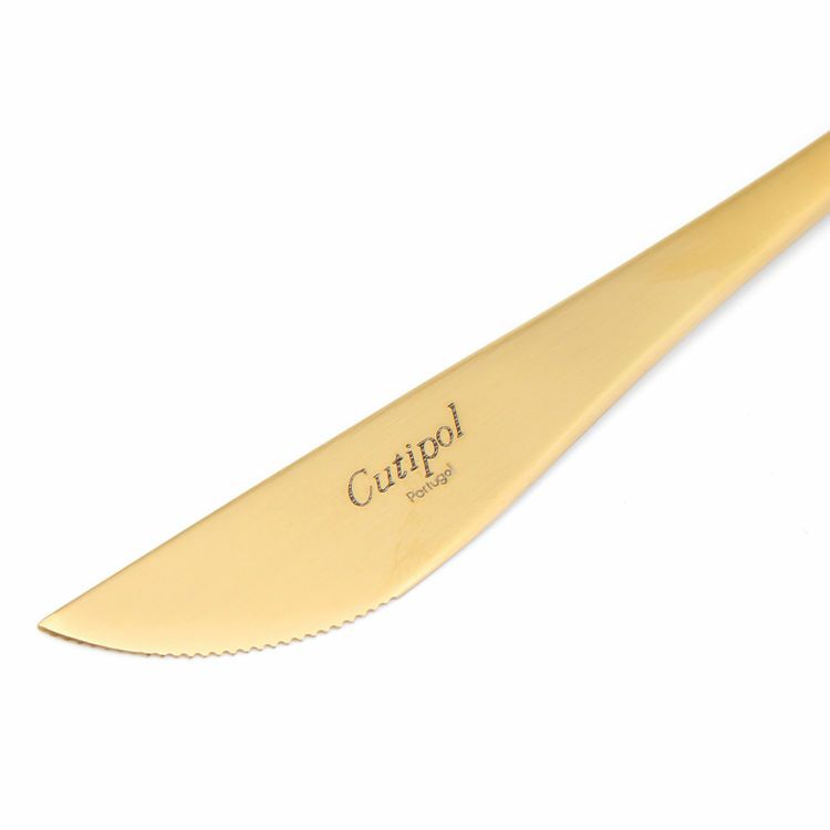 クチポール（Cutipol） MOON MATT/ムーンマット ゴールド デザートナイフ [ネコポス対応可(18点まで)]