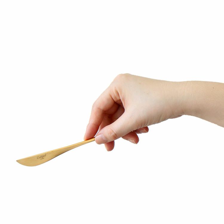 クチポール（Cutipol） MOON MATT/ムーンマット ゴールド デザートナイフ [ネコポス対応可(18点まで)]