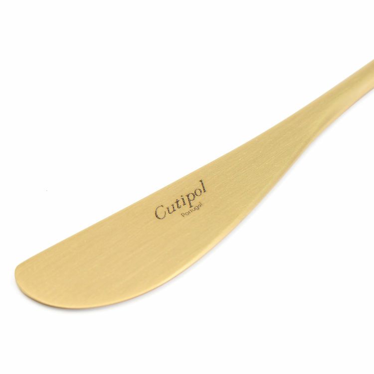 クチポール（Cutipol） MOON MATT/ムーンマット ゴールド バターナイフ [ネコポス対応可(18点まで)]
