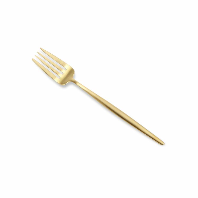 クチポール（Cutipol） MOON MATT/ムーンマット ゴールド デザート6点セット ギフトボックス(化粧箱付)