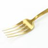 クチポール（Cutipol） DUNA/デュナ ゴールド デザートフォーク [ネコポス対応可(18点まで)]