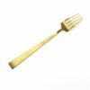 クチポール（Cutipol） DUNA/デュナ ゴールド デザートフォーク [ネコポス対応可(18点まで)]