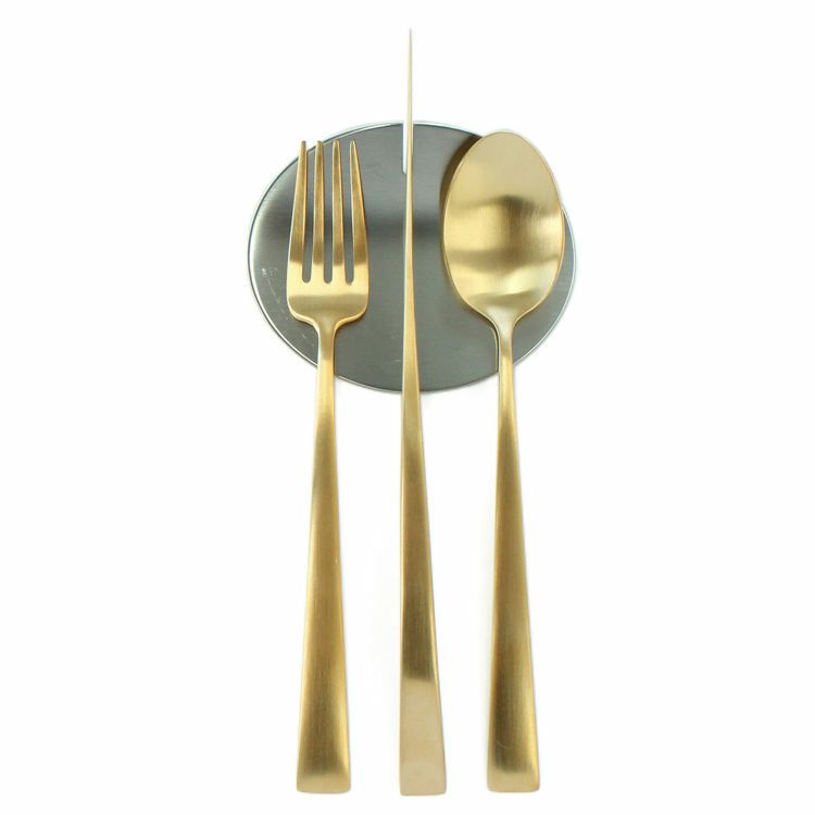 クチポール（Cutipol） DUNA/デュナ ゴールド デザート8点セット ギフトボックス(化粧箱付)