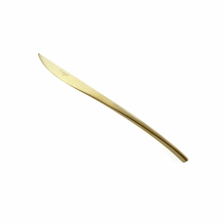 ＜4点セット＞クチポール（Cutipol） DUNA/デュナ ゴールド デザート3点＆カトラリーレスト1点 [ネコポス対応可(4セットまで)]