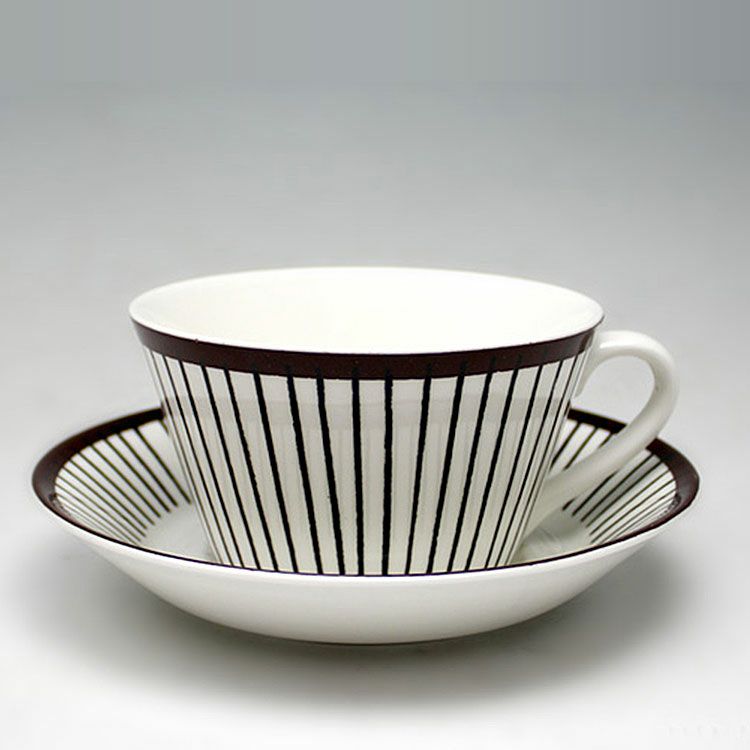 グスタフスベリ（Gustavsberg） スピサリブ/Spisa Ribb ティーカップ＆ソーサー 【復刻版】