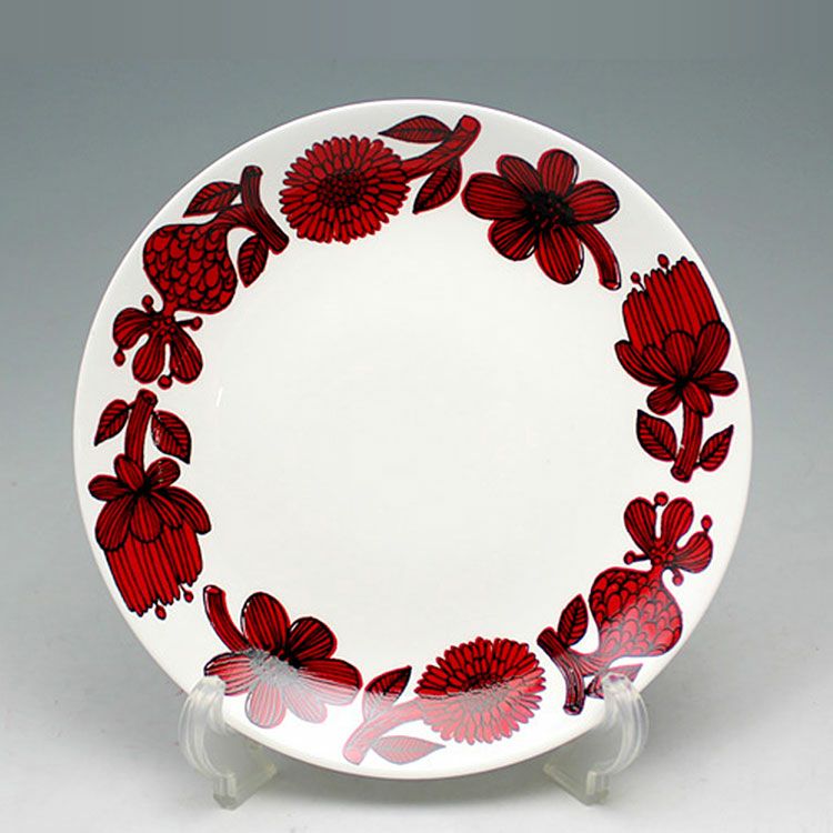 グスタフスベリ（Gustavsberg） レッドアスター/Red Aster プレート 22cm 【復刻版】