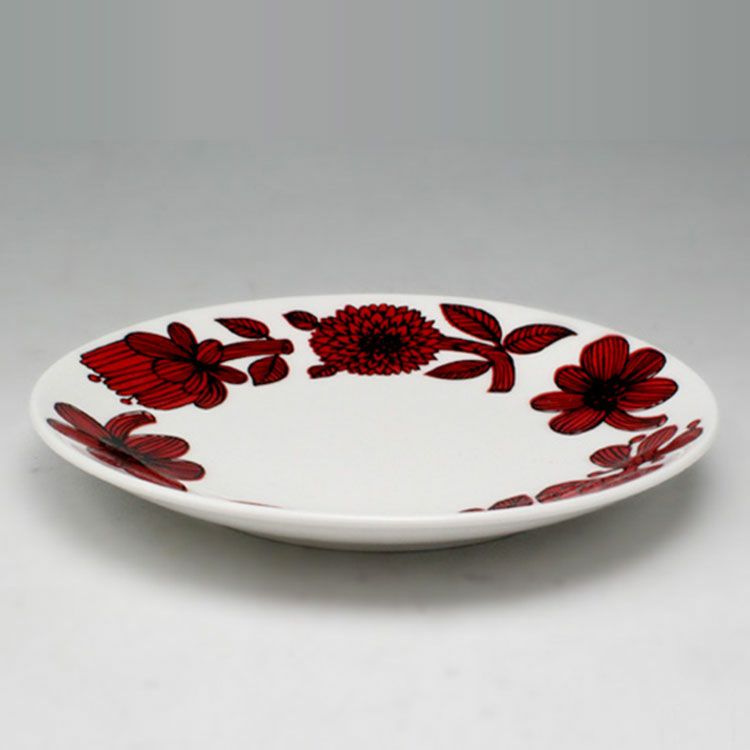 グスタフスベリ（Gustavsberg） レッドアスター/Red Aster プレート 18cm 【復刻版】