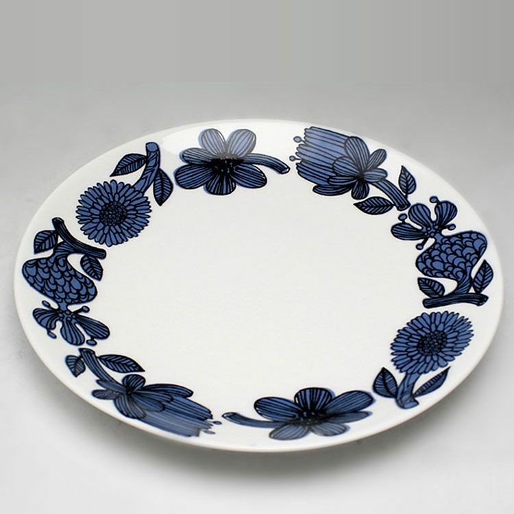 グスタフスベリ（Gustavsberg） ブルーアスター/Blue Aster プレート 22cm 【復刻版】