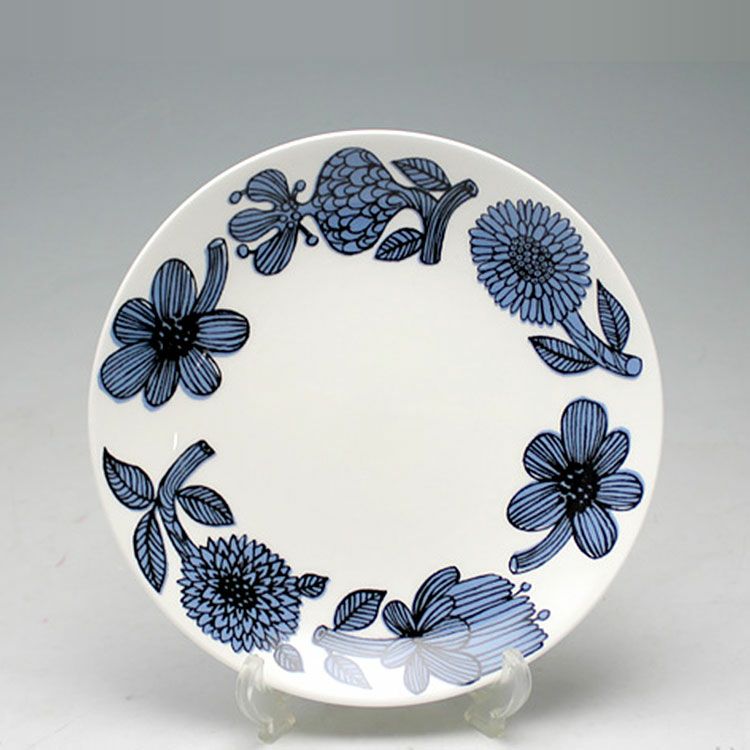 グスタフスベリ（Gustavsberg） ブルーアスター/Blue Aster プレート 18cm 【復刻版】