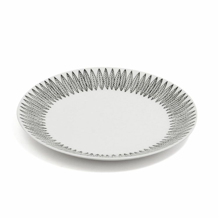 グスタフスベリ（Gustavsberg） サリックス/Salix ブラック プレート 22cm 【復刻版】