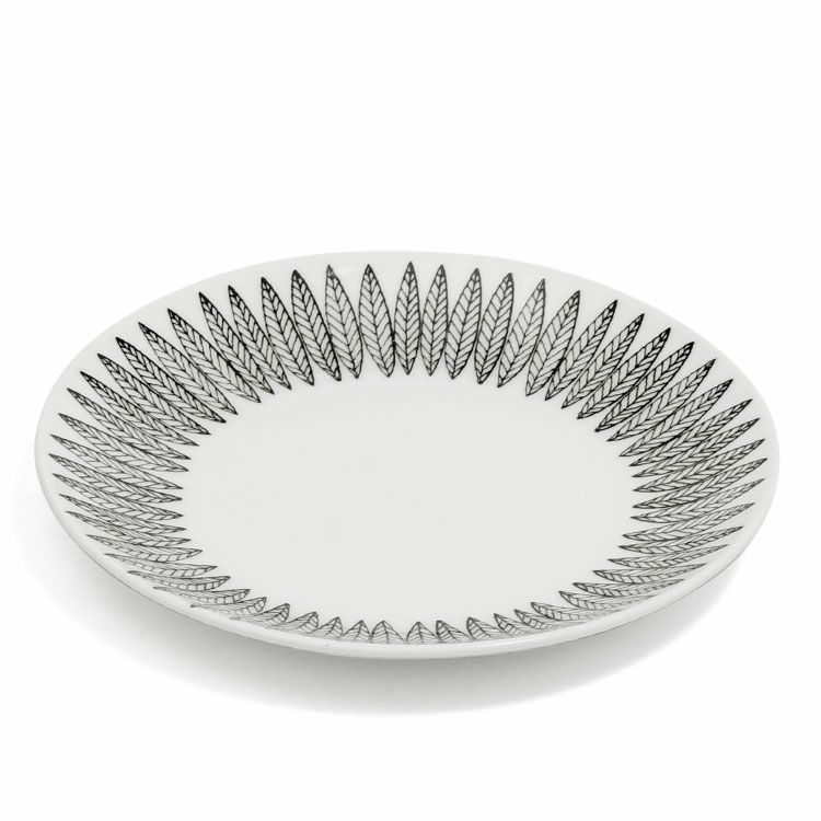 グスタフスベリ（Gustavsberg） サリックス/Salix ブラック プレート 18cm 【復刻版】