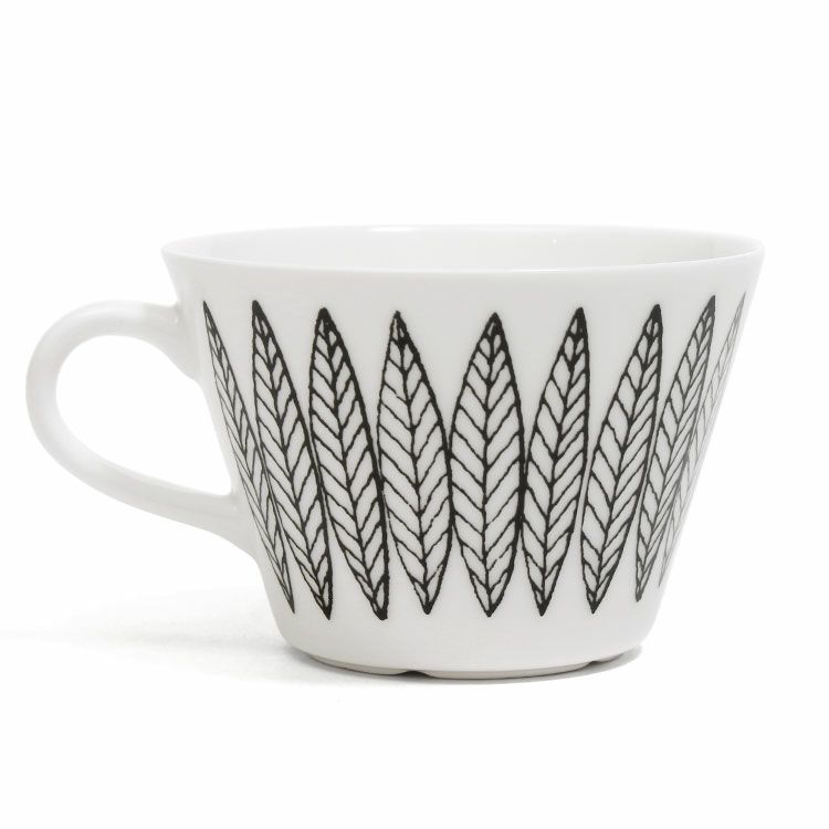 グスタフスベリ（Gustavsberg） サリックス/Salix ブラック コーヒーカップ＆ソーサー 【復刻版】