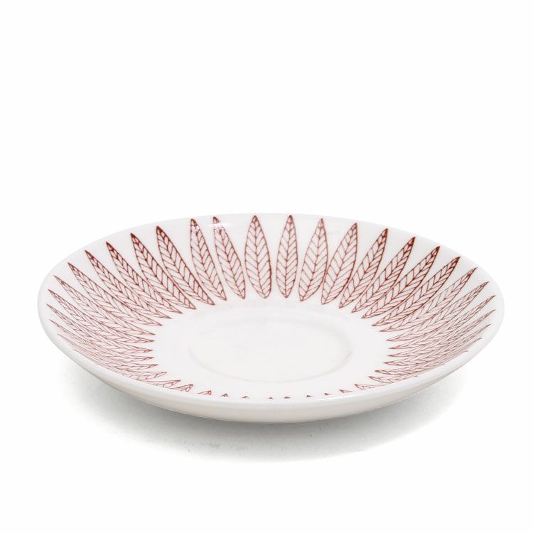 グスタフスベリ（Gustavsberg） サリックス/Salix レッド コーヒーカップ＆ソーサー 【復刻版】