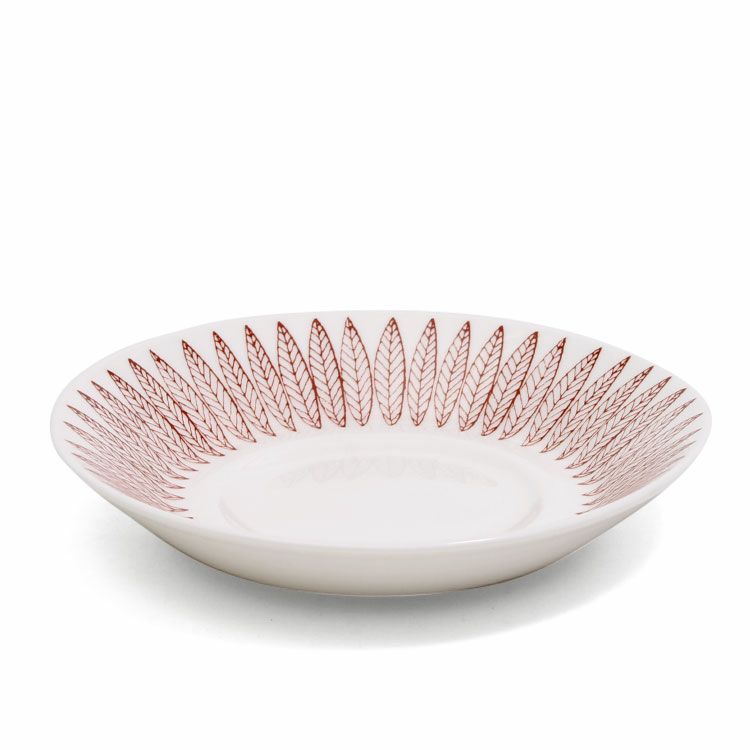 グスタフスベリ（Gustavsberg） サリックス/Salix レッド ティーカップ＆ソーサー 【復刻版】