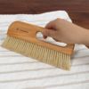 レデッカー（REDECKER） 薄型幅広テーブルブラシ(白豚毛) 20×9cm