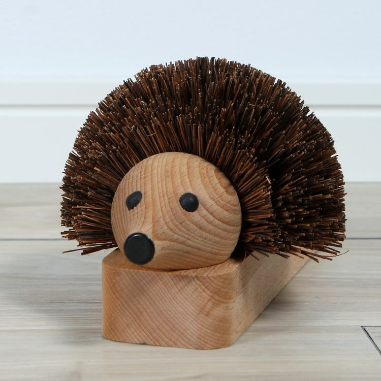 レデッカー（REDECKER） はりねずみのドアストッパー 泥落としブラシ付き