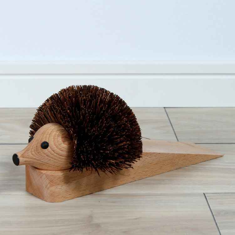 レデッカー（REDECKER） はりねずみのドアストッパー 泥落としブラシ付き