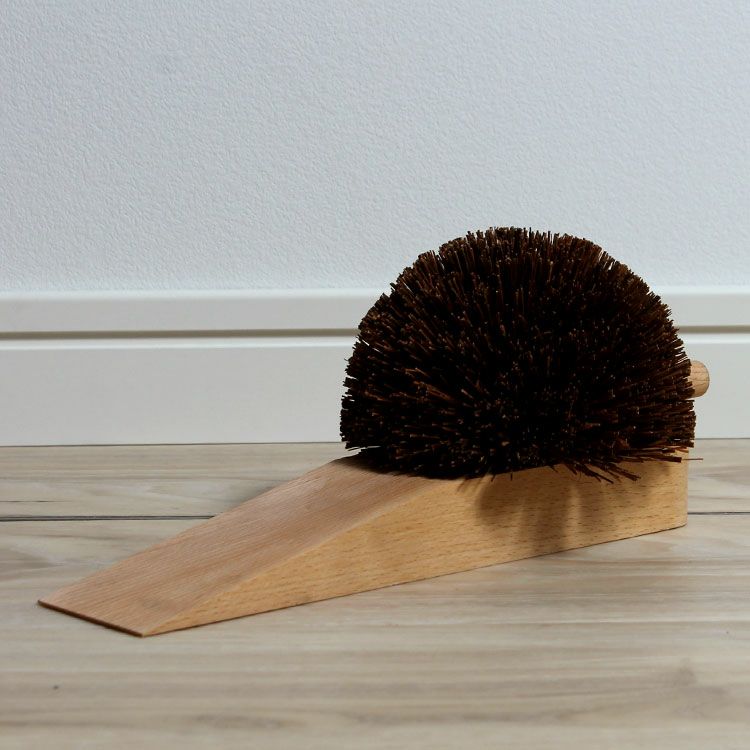 レデッカー（REDECKER） はりねずみのドアストッパー 泥落としブラシ付き