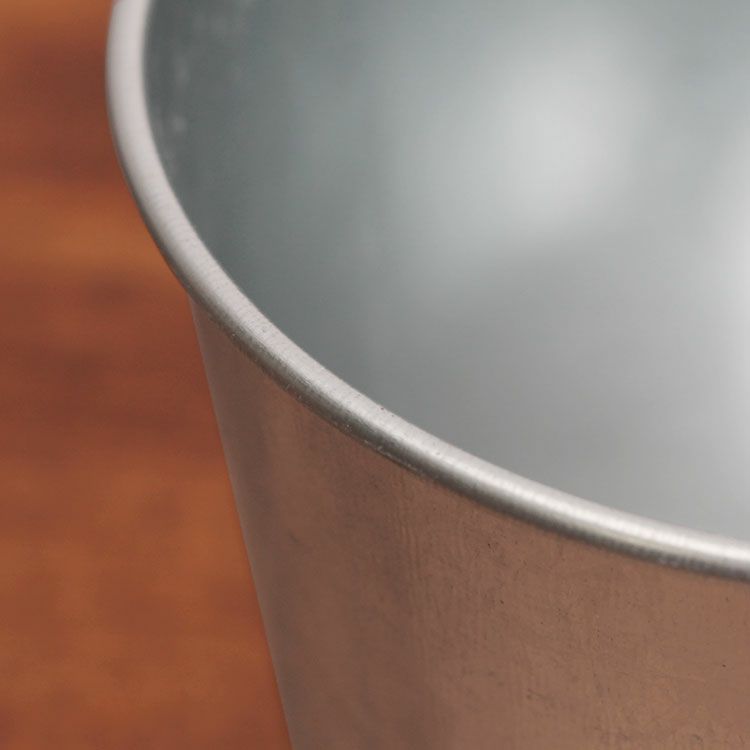 レデッカー（REDECKER）  シルバー ブリキの小物入れ（バケツ）