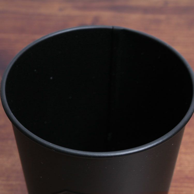 レデッカー（REDECKER）  ブラック ブリキの小物入れ（バケツ）