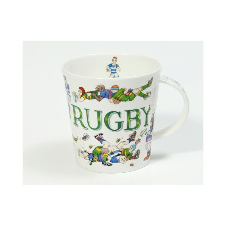 ダヌーン（Dunoon） マグカップ CAIRNGORM ラグビー珍プレー SPORTING ANTICS RUGBY