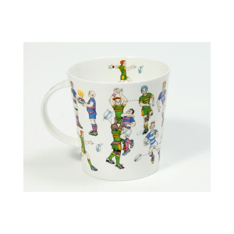 ダヌーン（Dunoon） マグカップ CAIRNGORM ラグビー珍プレー SPORTING ANTICS RUGBY