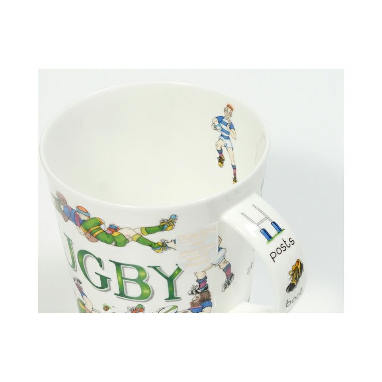 ダヌーン（Dunoon） マグカップ CAIRNGORM ラグビー珍プレー SPORTING ANTICS RUGBY