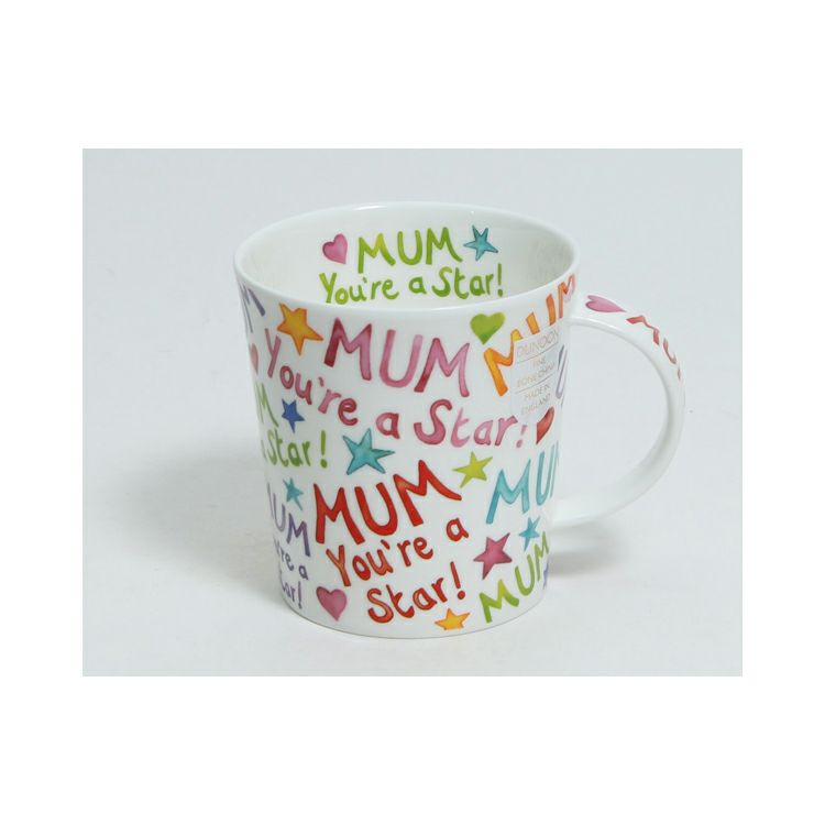 ダヌーン（Dunoon） マグカップ LOMOND ママが一番素敵！ MUM YOU'RE A STAR