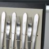 クチポール（Cutipol） VARIO MATT/ムーンマット ディナー24点セット （ディナーナイフ・ディナーフォーク・ディナースプーン・コーヒー/ティースプーン） 収納木箱入り(ギフトボックス)